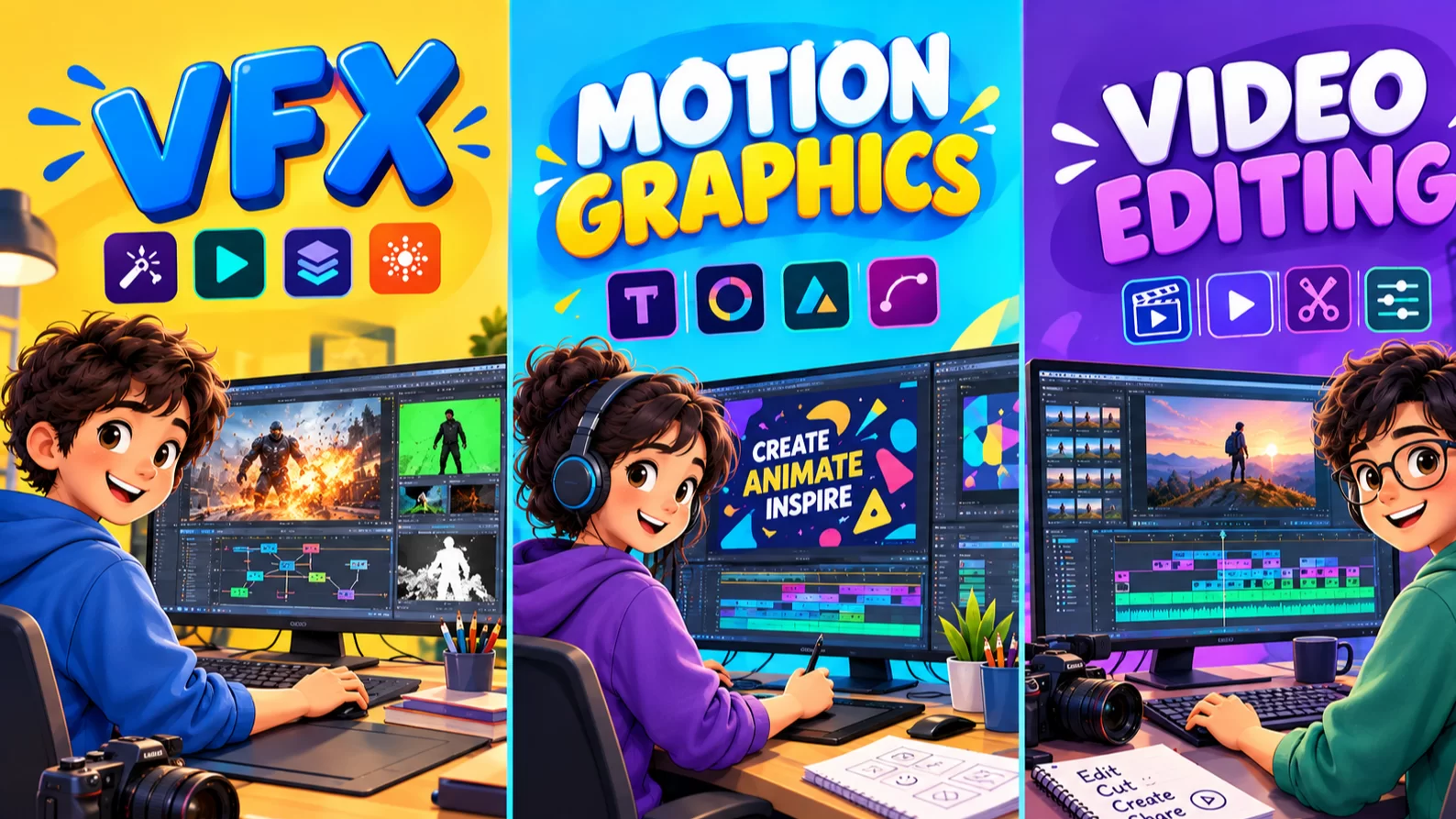 vfx And  Motion Graphic And Video Editing